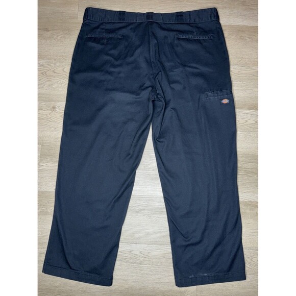 Dickies Men's Black Loose Fit Double Knee Work Pants 44x30 - Picture 5 of 8